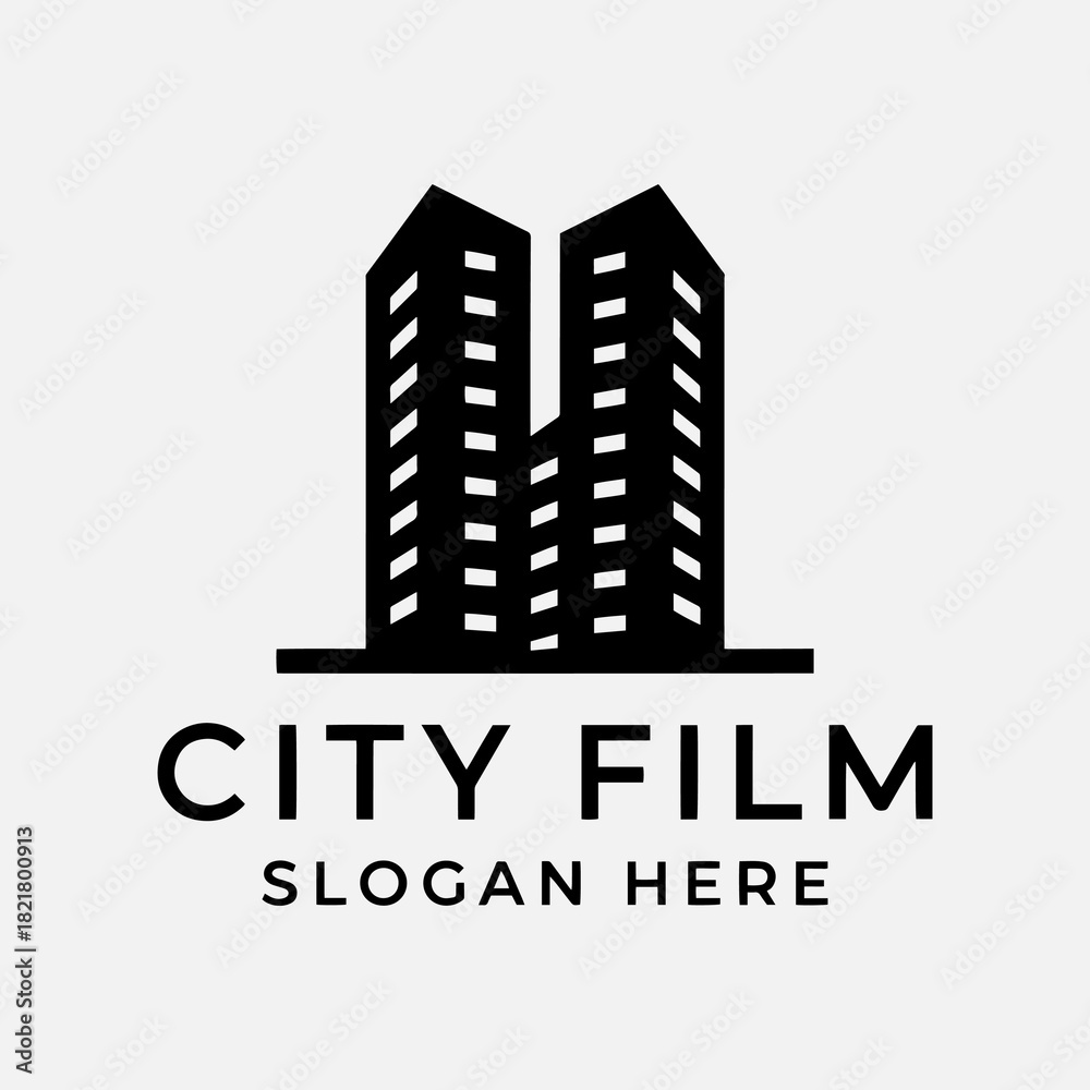 Fototapeta premium Creative building logo design