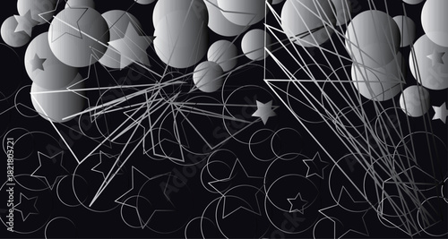 Random Shape Abstract Background