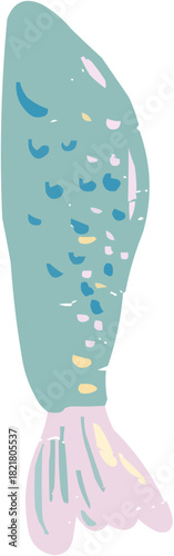 A vibrant, stylized vector illustration of a fresh salmon steak or fillet slice. Represents healthy eating, high-protein food, sushi ingredients, and gourmet cooking. Ideal for diet plans or menu desi