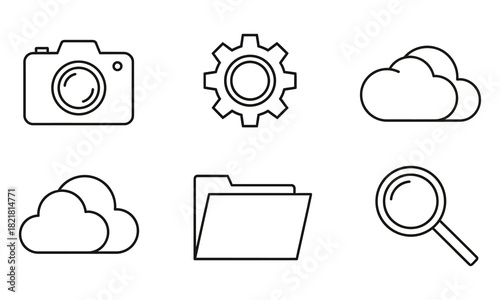 Abstract vector design with geometric shapes and color elements in cmyk grayscale and rgb