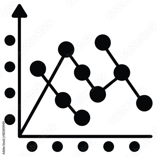 correlation icon vector icon