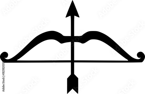 Unique Lord Ram Minimal Silhouette Logos in Pure Black Vector