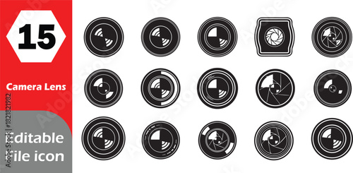 Versatile icon set for digital and print projects