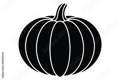 pumpkin vector icon illustration on white