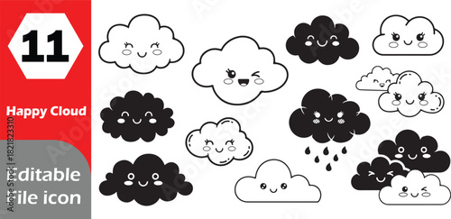 Versatile icon set for digital and print design projects