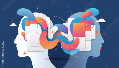 Creative AI Assistant Generating Marketing Ideas: Human-Machine Brainstorming Concept.