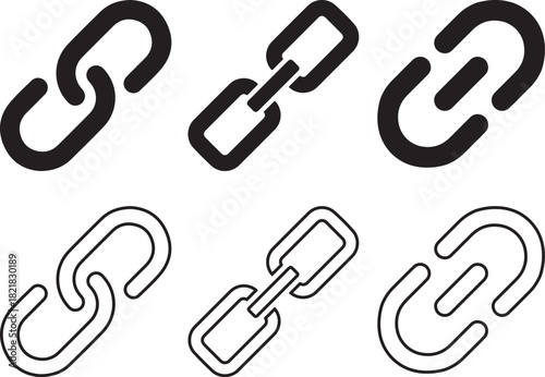 Chain Links Symbols: A series of interconnected chain links symbolizes connection, strength, and the power of unity. Each link represents a vital part of a whole.