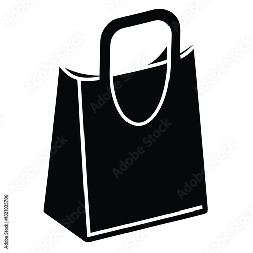 reusable bag vector icon