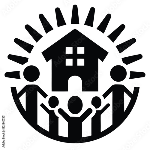 non profit organizations vector icon