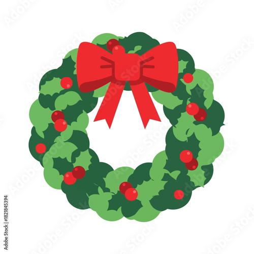 Festive Holiday Wreath Decoration A Symbol of Christmas Joy