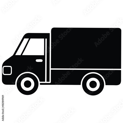 delivery truck vector icon