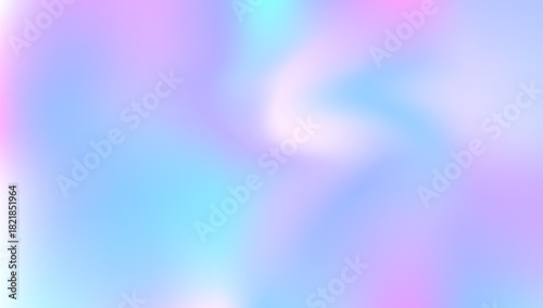 Hologram Background. Holographic Texture. Graphic Flyer. Shiny Effect. Blue Neon Texture. Iridescent Gradient. Pastel Paper. Pop Minimalist Invitation. Pink Hologram Background