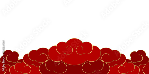 background chinese new year banner vector pattern cloud