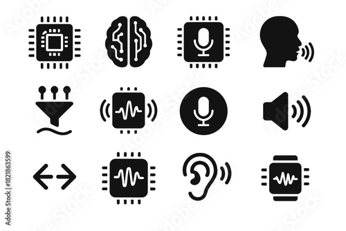 Module processor chip data control vector circuit embedded sound voice ai mic