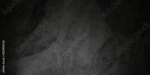 Black grunge old blackboard rough design. stone concrete texture grunge backdrop background anthracite panorama. Elegant illustration vintage black wall.