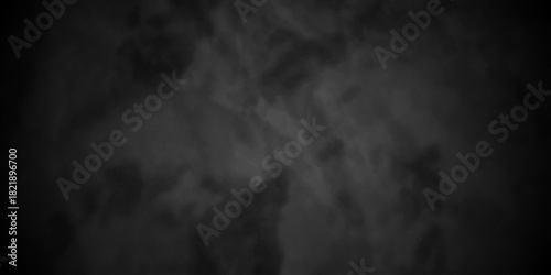 Black grunge old blackboard rough design. stone concrete texture grunge backdrop background anthracite panorama. Elegant illustration vintage black wall.