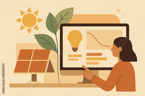 Cyrillic chinese optimization no consumption digital analytics energy modern vector letters icon