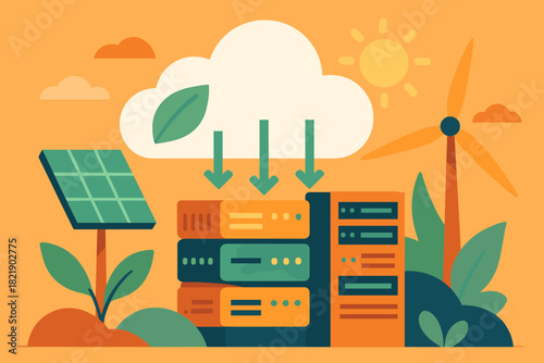 Friendly no bubbles chinese labels vector negative cloud illustration eco typography infrastructure