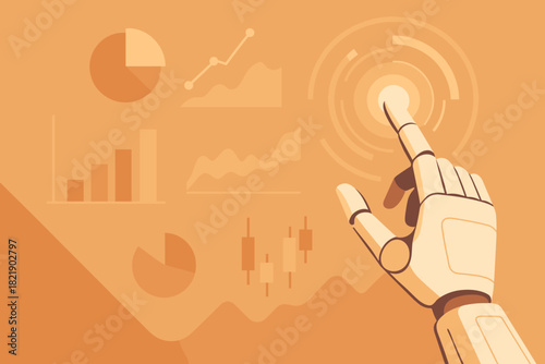 Letters hand punctuation warm negative finance full bubbles numbers vector ai icon