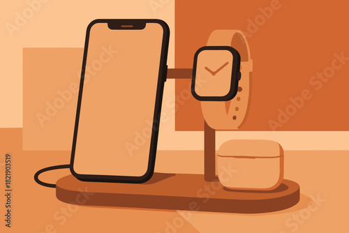 Captions marks no numbers vector charging icon letters any modern minimalism simple