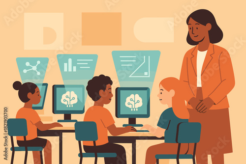 Captions punctuation chinese no negative vector icon learning flat style text assisted