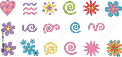 Set of three colorful flat vector illustrations for summer vacation, tropical travel, beach holiday, and leisure scenes with flamingo and hot air balloon.