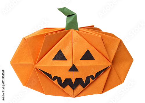 Origami halloween isolated on white background 2