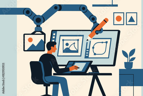 Text cohesive flat studio sleek vector emojis no marks futuristic creative icon