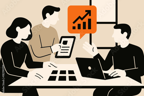 Sustainable integration ecology minimalism icon illustration minimal shared industrial emission vector bold