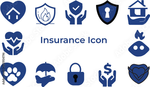insurance 16 vactor icon