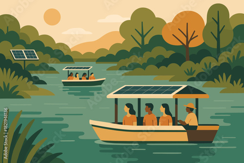 Vector letters sustainable no clean cohesive icon chinese water punctuation tourism river