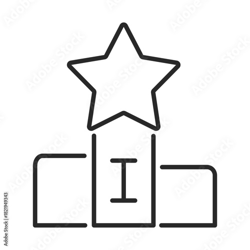 first place star line icon