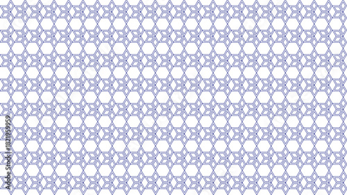 Geometric seamless pattern with a diamond star design for abstract backgrounds usage