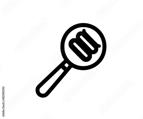timeless symbol discovery exploration, this black white icon captures essence magnifying glass, instrument that has been heart scientific inquiry since dawn time.