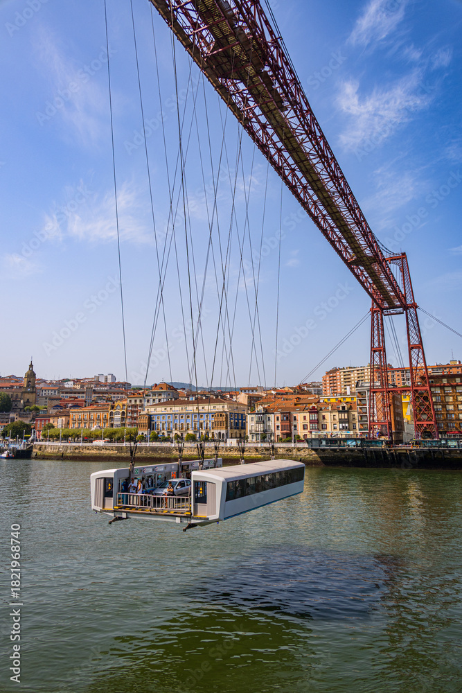 Obraz premium Le pont transbordeur de Biscaye en Espagne