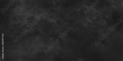 Dark grunge texture background with black and white chalkboard wall pattern and vintage fog