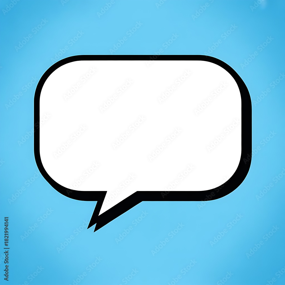 Naklejka premium Bubble speech refers to the informal and playful way of communicating often characterized by light-heartedness and simplicity. It is a style that emphasizes clear and fun expression, typically used in