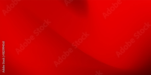 Empty bright red studio background, product display with copy space for displaying content design. futuristic technology concept