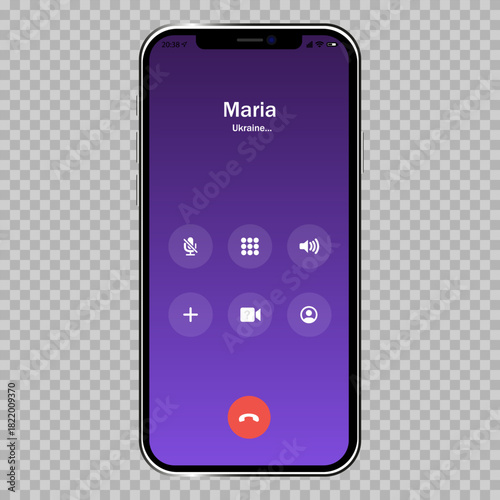 Phone Call Screen Template