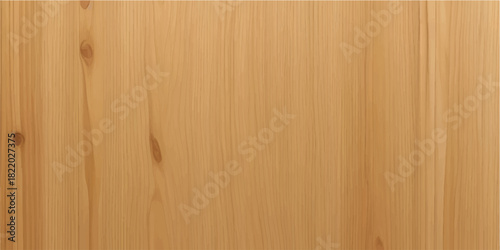 Soft Natural Wood Panel Texture with Clean Brown Grain for Elegant Background Design, Elegant Natural Wood Surface with Light Brown Grain for Minimalist Background