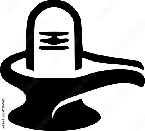 Minimal Lord Shiva Silhouette Logos in Pure Black Vector Designs