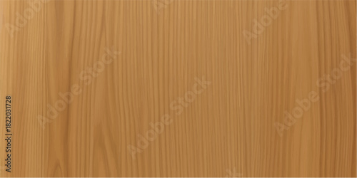 Vector wood texture illustration background with natural brown wooden plank surface and dark oak timber floor pattern