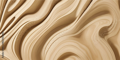 A smooth brown wooden texture background with a flowing chocolate liquid design and subtle golden wave pattern