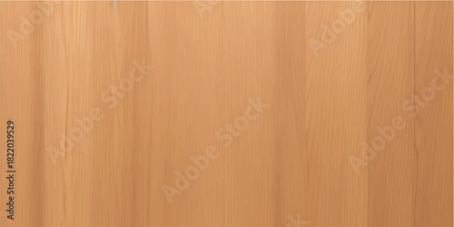 Natural wood texture vector illustration featuring a brown oak hardwood grain pattern for floor, wall, and plank surface design backgrounds