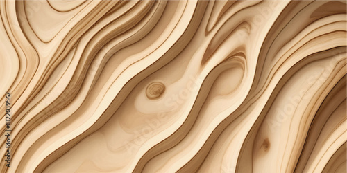 Golden brown wood texture pattern with a liquid flow design wallpaper backdrop