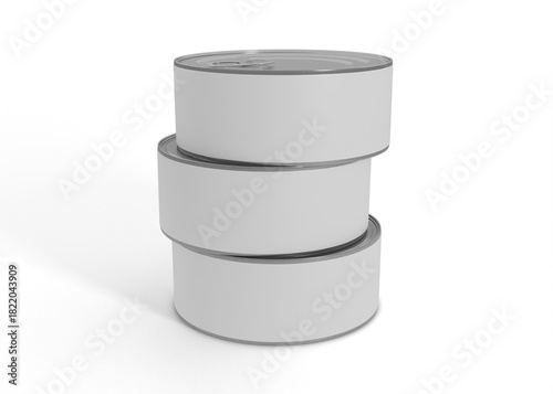 Short Metal Tuna Can Packaging