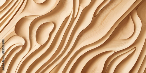 Natural wood grain texture pattern in brown and golden shades with an oak design for a dry background material