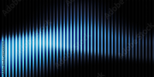 Abstract vertical light streaks in vibrant colors on black background Vertical streaks of vibrant blue, purple, green, and red light create an abstract, glowing pattern against a dark background.