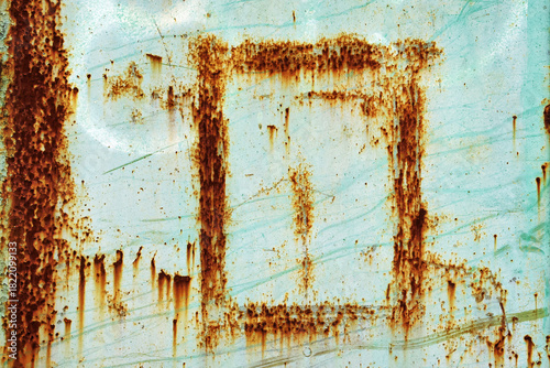 Sea Blue Rusty Gate