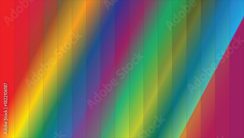 Vibrant Abstract Rainbow Diagonal Art | Dynamic Gradient Spectrum Streaks with Modern Digital Color Patterns for Creative Background Inspiration